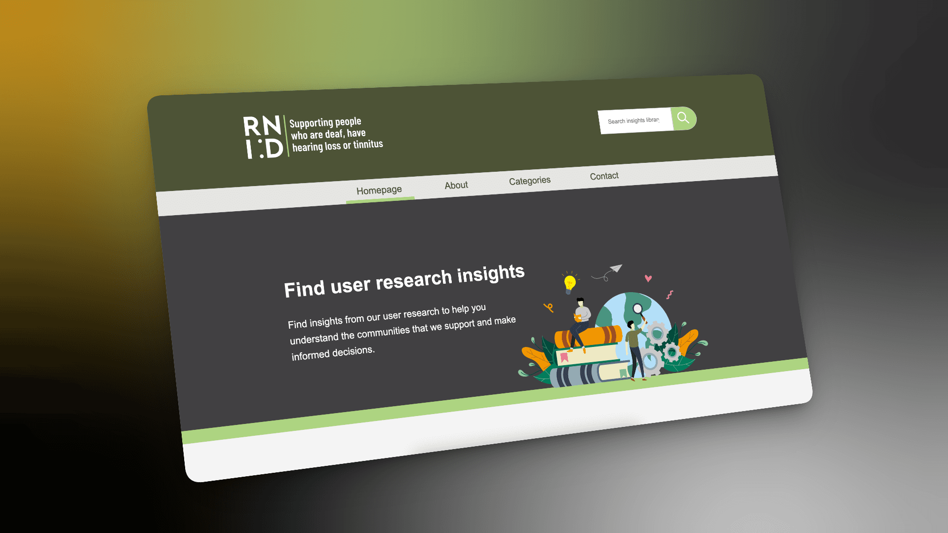 RNID Insights Library preview