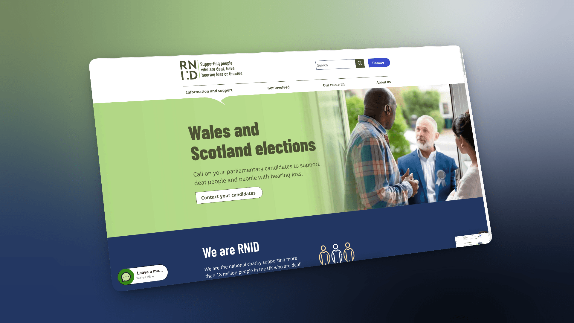 RNID Website Accessibility & Performance Revamp preview